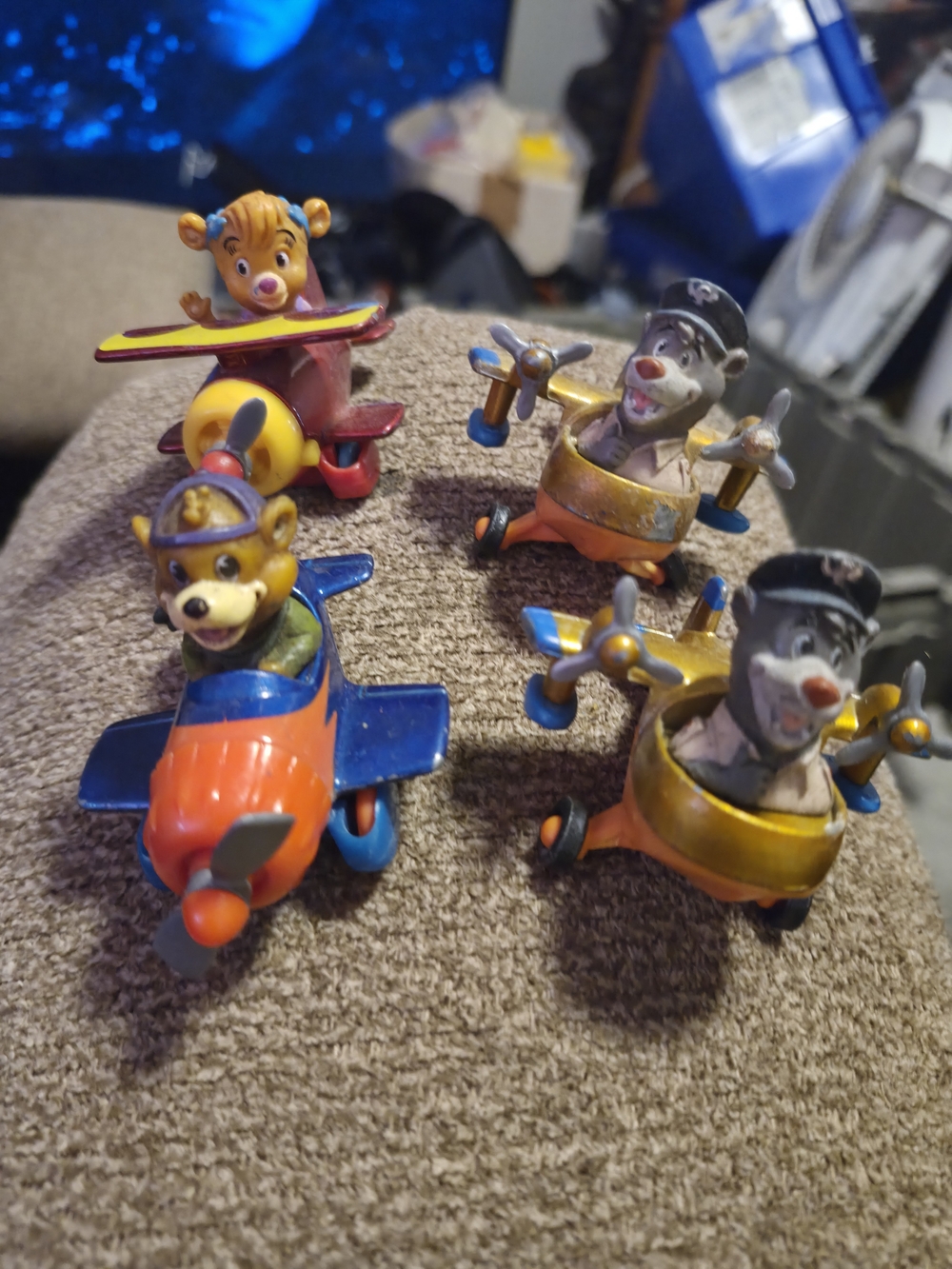 Disney TaleSpin Diecast Airplane Figures Set Of 4